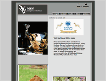 Tablet Screenshot of nevargermanpinschers.com